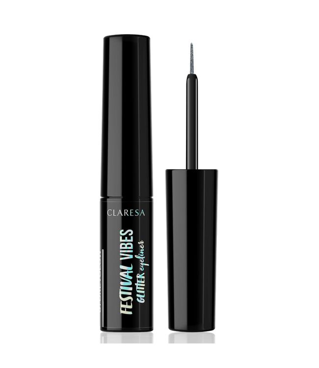 Claresa festival vibes eye-liner pailleté 01 grayglow 4gr.
