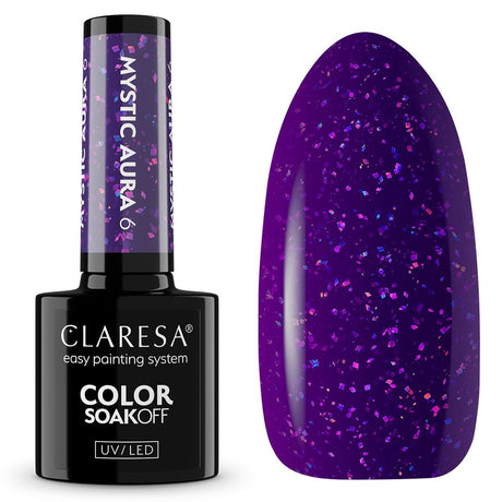 Claresa vernis gel uv led 5ml aura mystique 6