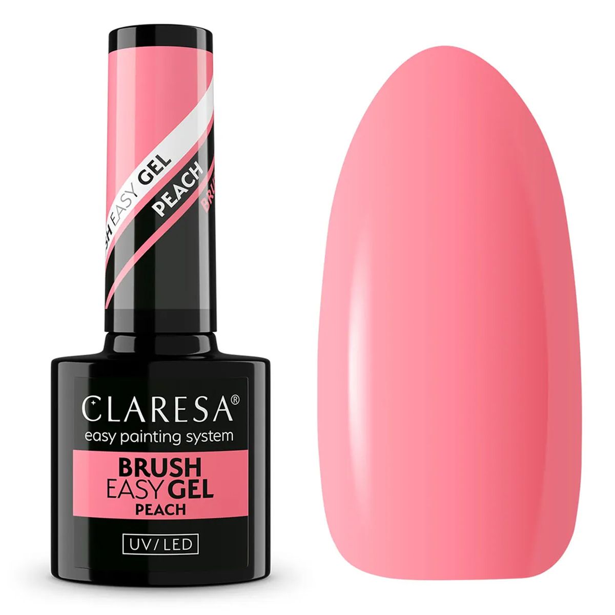 Claresa pinceau gel facile pêche 5ml