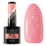 Claresa pinceau gel facile pailleté pêche 5ml