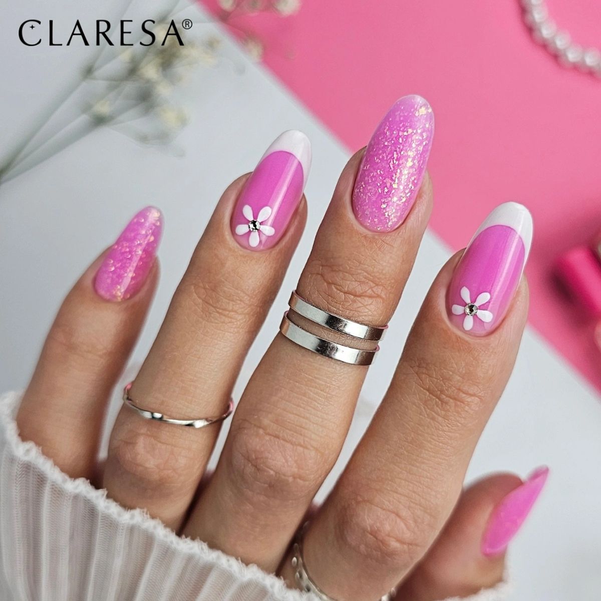 Claresa pinceau gel facile rose 5ml