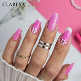 Claresa pinceau gel facile pailleté rose 5ml