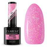 Claresa pinceau gel facile pailleté rose 5ml