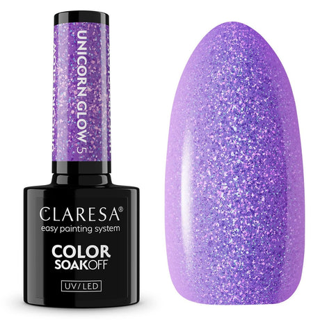 Claresa Vernis Gel UV LED 5 ml Licorne Glow 5