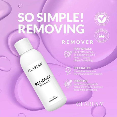 Claresa dissolvant pour ongles 500ml
