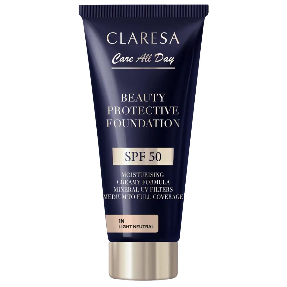 Claresa Beauty Fond de Teint Protecteur SPF 50 1N Light Neutre 30 ml