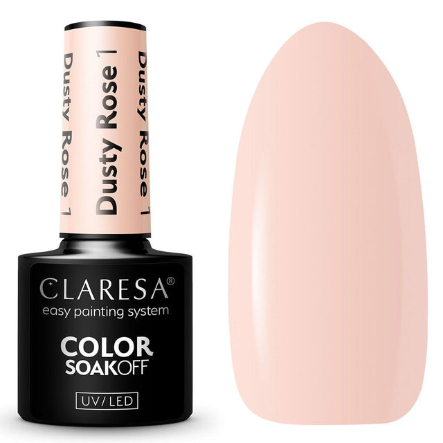 Claresa Vernis Gel UV LED 5 ml Rose Poudré 1