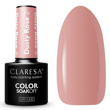 Claresa Vernis Gel UV LED 5 ml Rose Poudré 2