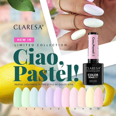 Claresa uv led gellak 5ml ciao pastel 6