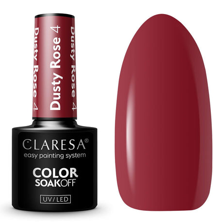 Claresa Vernis Gel UV LED 5 ml Rose Poudré 4