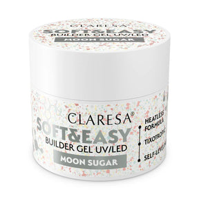 Claresa kératine soft easy builder gel sucre de lune 45gr.