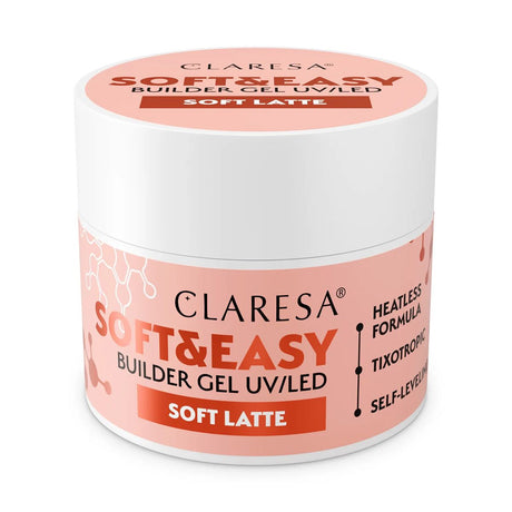 Claresa keratine soft easy builder gel soft latte 12gr.