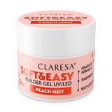 Claresa kératine soft easy builder gel pêche fondant 45gr.