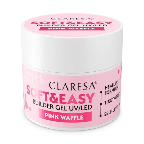 Claresa keratine soft easy builder gel pink waffle 45gr.
