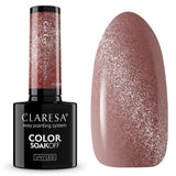 Claresa uv led gellak 5ml nude glow - cat eye light peach