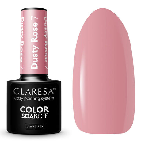 Claresa Vernis Gel UV LED 5 ml Rose Poudré 7