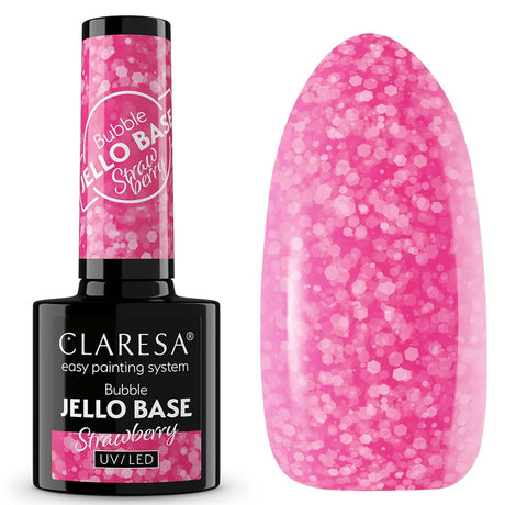 Claresa bubble jello base coat fraise 5ml