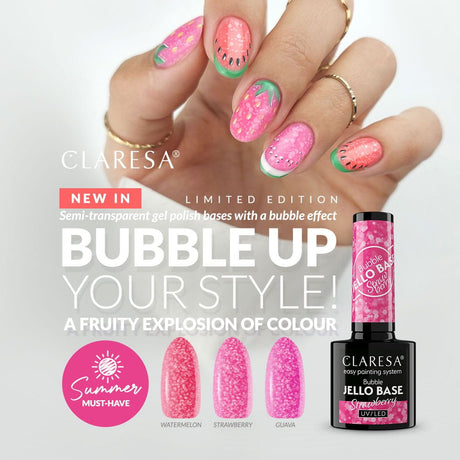 Claresa bubble jello base coat goyave 5ml