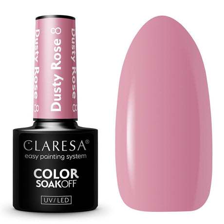Claresa Vernis Gel UV LED 5 ml Rose Poudré 8