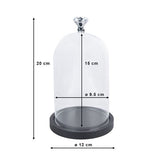 Cloche Clayre eef 6gl2543 transparent 12x20 cm