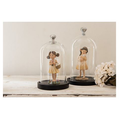 Cloche Clayre eef 6gl2543 transparent 12x20 cm