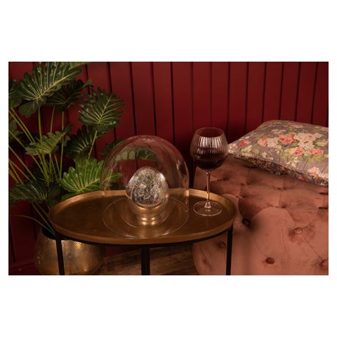 Cloche Clayre eef 6gl3548 transparent 23x22 cm