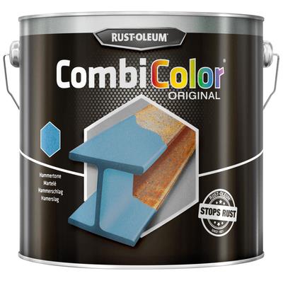 Peinture métallique combicolor Rust-oleum vert clair martelé 0,75 l