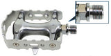 Composants Plate-forme pédale MTB Aluminium 9 16 pouces Ensemble d'argent