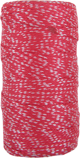 Con:p corde pp 1mm 6kg rouge blanc bob 100m - b34178