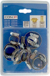 Con:p jeu d'anneaux de tension (mélange 10 pièces) acier inoxydable - sa166