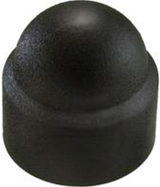 Connex cache hexagone m10 plastique 6 noir - ky4210031