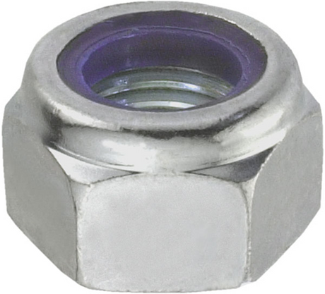 Contre-écrou Connex + bague nylon m5 24pcs acier inoxydable-a4 - dy4910005