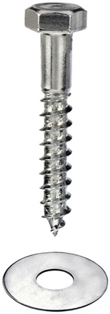 Boulon fileté bois Connex+seau sr 10x40 20pcs - b30161