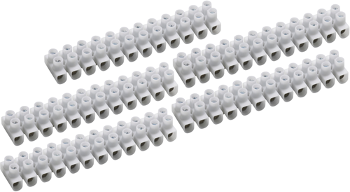 Connex borne de couronne 12 pôles 4-6mm2 5 pcs - coxb370310