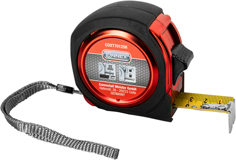 Mètre ruban Connex 8m abs 25mm calibrage euro - coxt701258