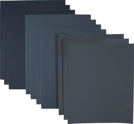 Connex set de papier de verre imperméable 10 pcs - cox980400