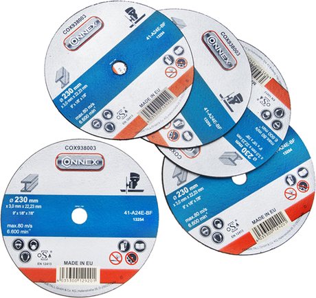 Connex set 5x disque abrasif métal 230mm - cox938008