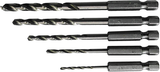 Connex jeu de forets en acier 2-6mm 6k 5pcs bleu - cox978205