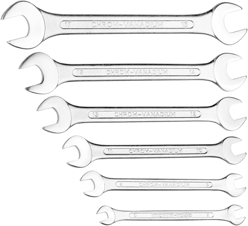 Jeu de clés à fourche Connex 6 pièces 6-17mm - cox513617