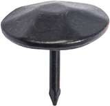Connex clou décoratif 16mm martelé 12pcs noir - ky6290016
