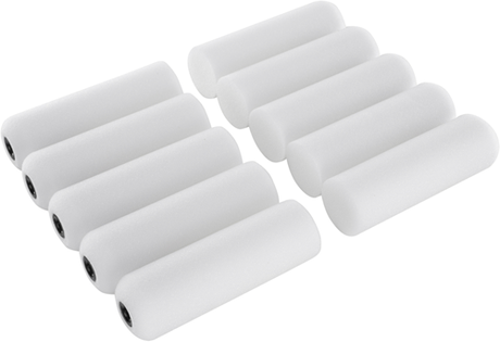 Rouleau de finition Copenhagen pro - mousse - super fin - côté support rond - 11 cm - 10 pièces