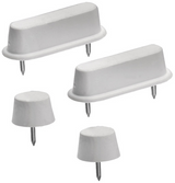 Cornat bouchon caoutchouc abattant WC bois (4pcs) - tec365017