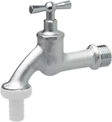 Robinet de vidange Cornat laiton 1 2 chromé mat - flor92590