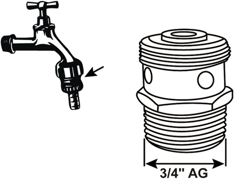 Aérateur Cornat robinet double service 3 4xm27 - tec306304