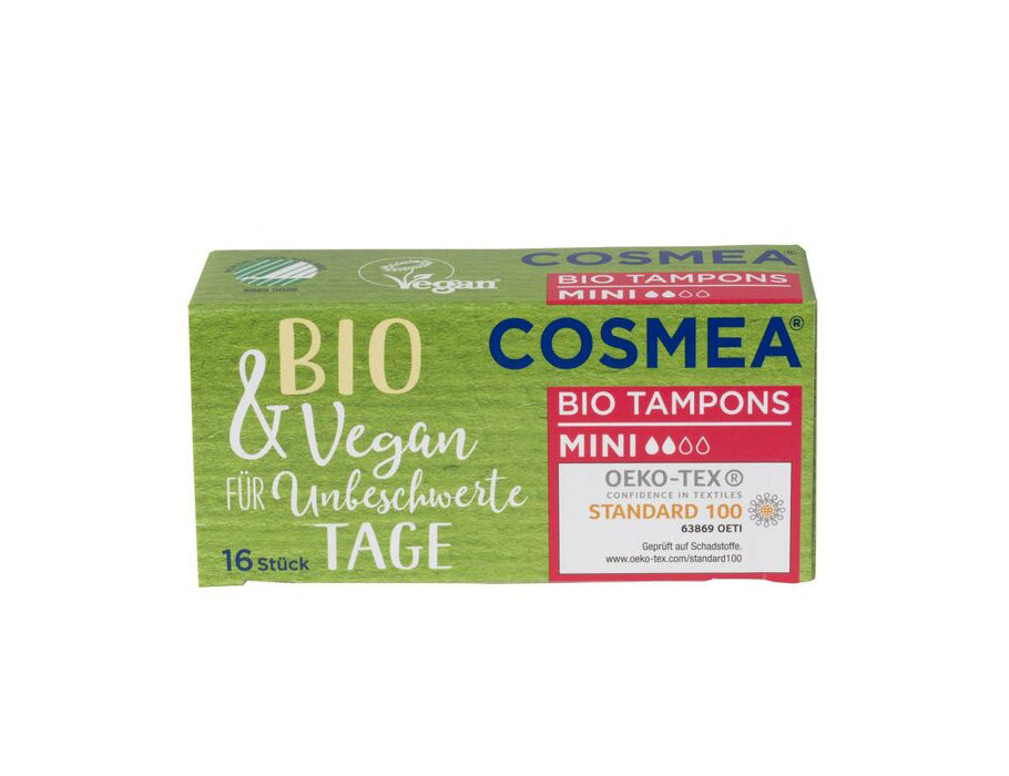 Tampons bio Cosmea - mini - 16 pièces