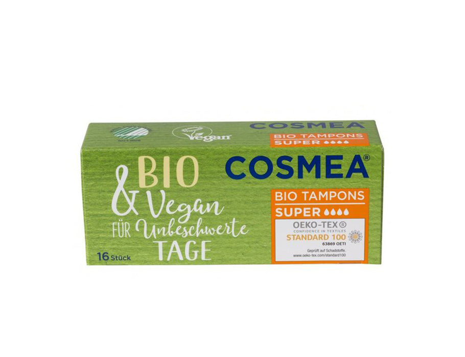 Tampons bio Cosmea - super - 16 pièces