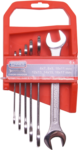 Jeu de clés à fourche Connex 6 pièces 6-17mm - cox513617
