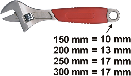 Clé anglaise Connex 250mm (10'') - cox550110