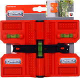 Niveau à bulle d'angle Connex avec 3 fioles 13,5cm - coxt743135
