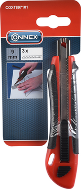Couteau sécable Connex 9mm plastique 2c - coxt897101